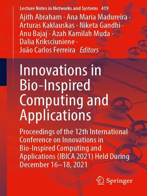 cover image of Innovations in Bio-Inspired Computing and Applications